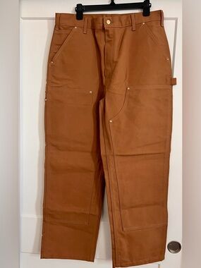 NWT Carhartt Loose Fit Carpenter Pants – Brown Duck Canvas
